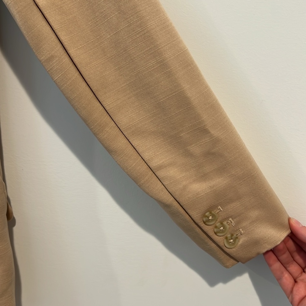 Happy x Nature Tan Oversized Blazer - Picture 3 of 6